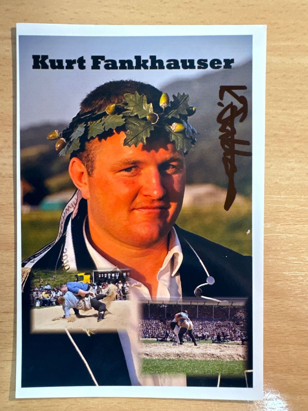 Autografi: Kurt Fankhauser, Schwinger, Autogramm – Usato da Ibach venduto da lisch3