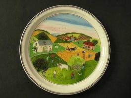 Wandteller * Sommer * von Gérard Laplau Villeroy & Boch