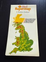 Shell Supermap 6 Northern Scotland, Landkarte, Top!