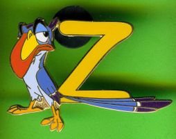 DISNEY  Alphabet    ZAZU  " Z "