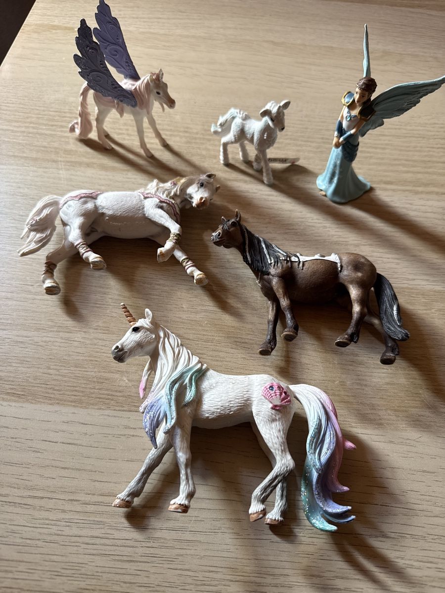 Schleich Spielzeuge: Schleich Elfen Pferde Konvolut, 6 Stk. – Gebraucht aus Libingen von Smaug