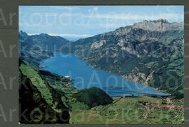 AK color Walensee SG Walenstadt, von oben ≈ 1970