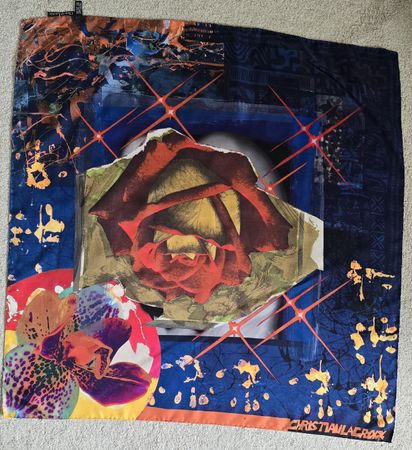 Christian Lacroix Silk Scarf 88x88cm