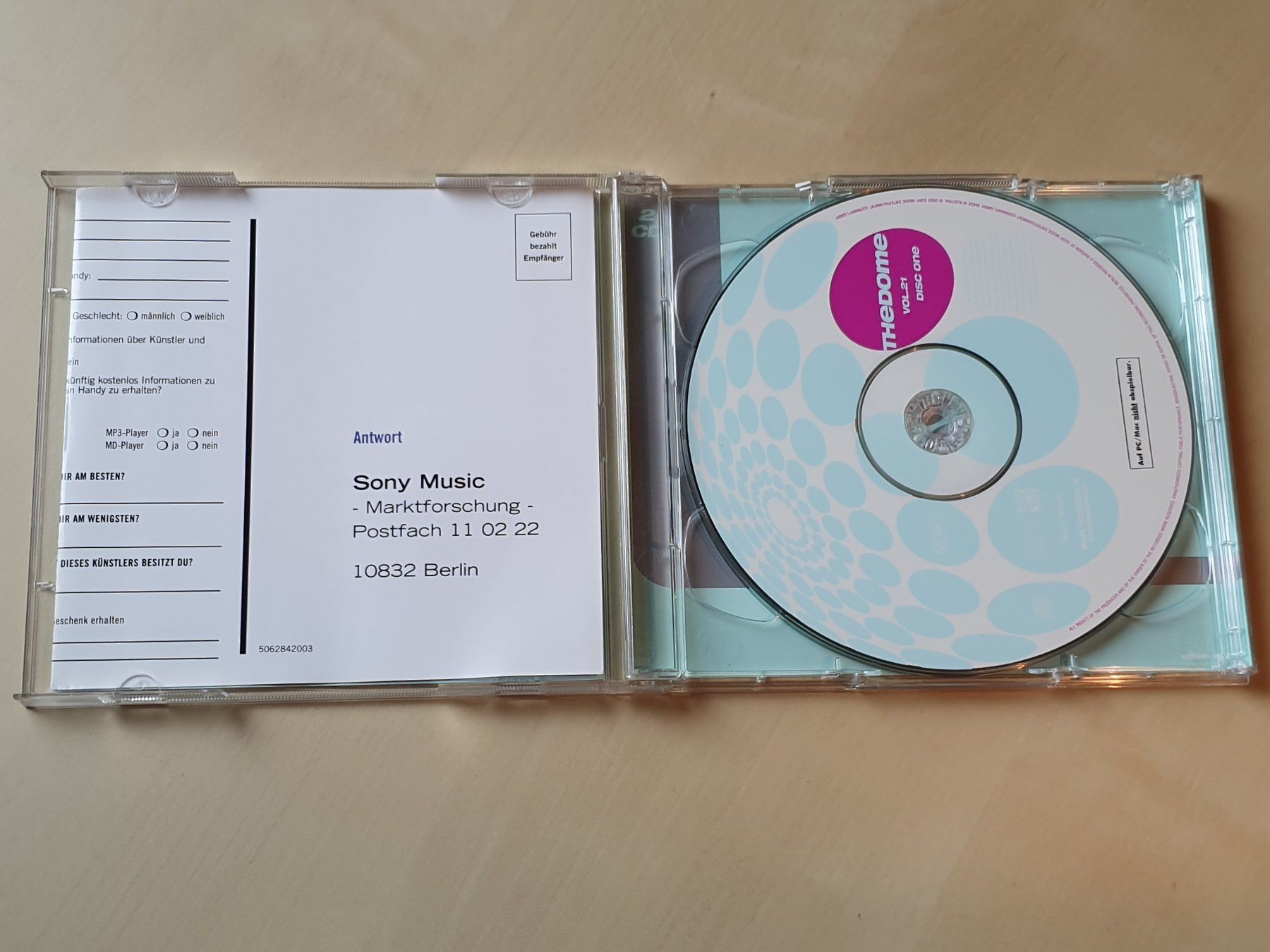 CD: The Dome Vol. 21 – Usato da Stansstad venduto da collectorsshop 2