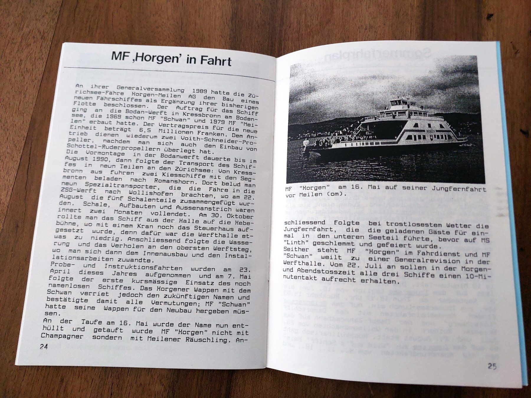 Riviste & Magazine: Dampfschwalbe Nr. 24 - Juli 1991 - Dampfschiff-Historie – Usato da Schönenwerd venduto da Steidi 6