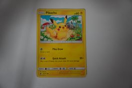 Seltenes Pikachu Karte 59/111 Pokémon Sommer Edition 2023