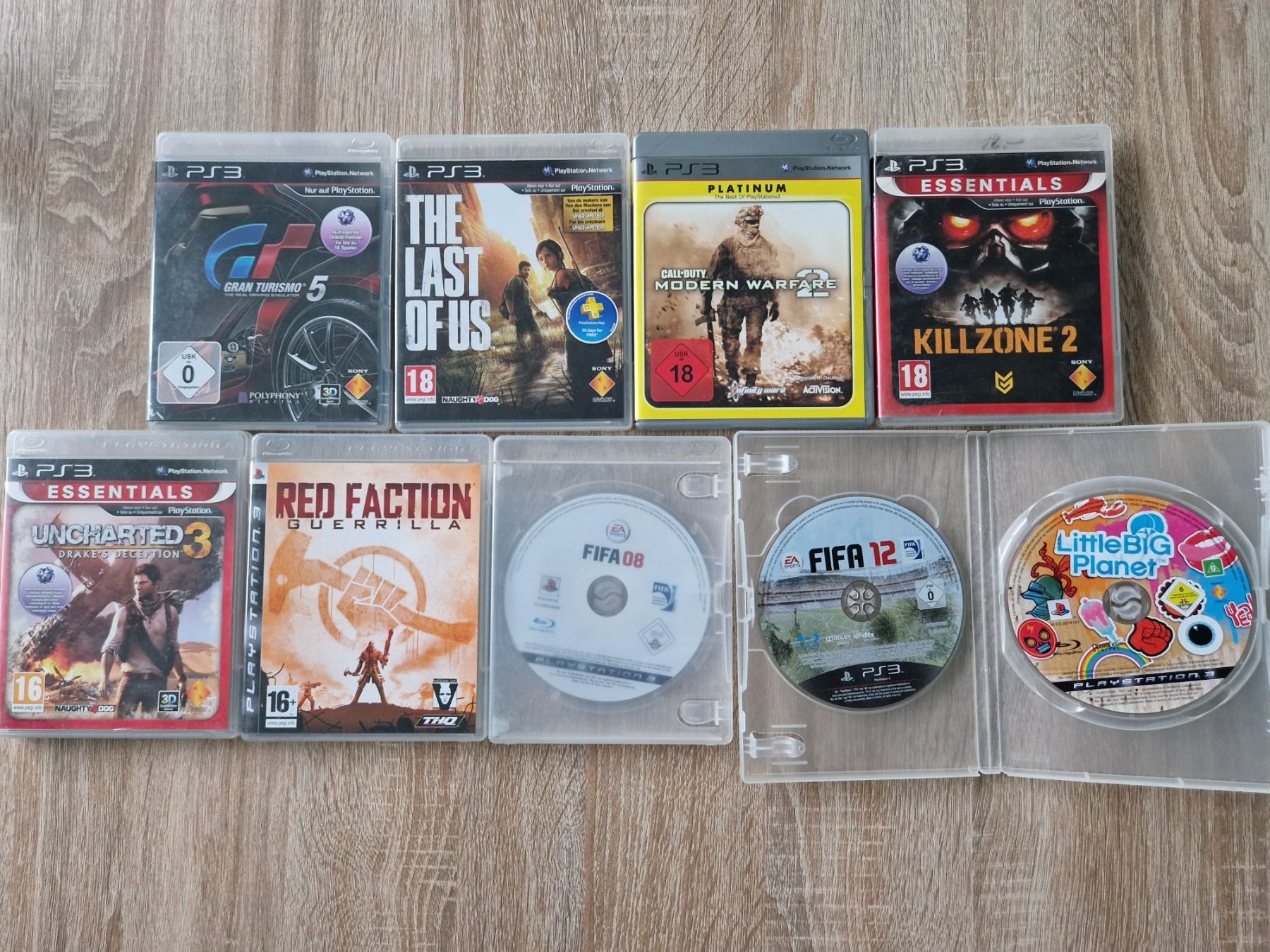 Sony Console: Ps3 Slim + 19 Games + 2 Kontroller + "Play & Charge Pack" – Usato da Rebstein venduto da Ajs_Toy_Palast_1 8