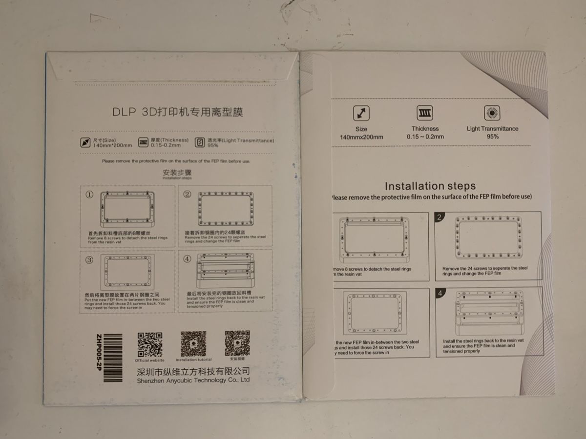 Stampanti 3D: 43x FEP Sheets (3D Druck) – Nuovo (secondo la descrizione) da Reinach BL venduto da noah_mith 5