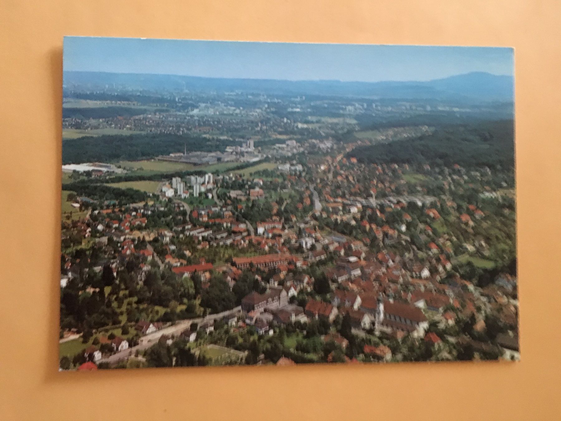 Cartoline postali: Arlesheim Baselland Flugaufnahme – Usato da Küttigen venduto da Melisch1000