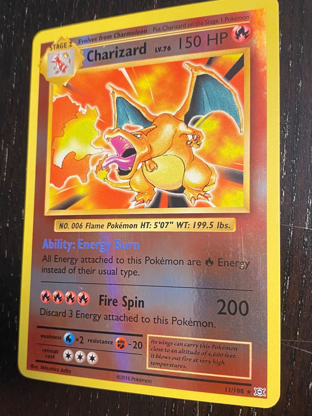 Pokémon Carte collezionabili: Charizard #11  Reverse Holo - XY Evolutions 2016 – Usato da Unterentfelden venduto da KoolAid-WhiTe 3