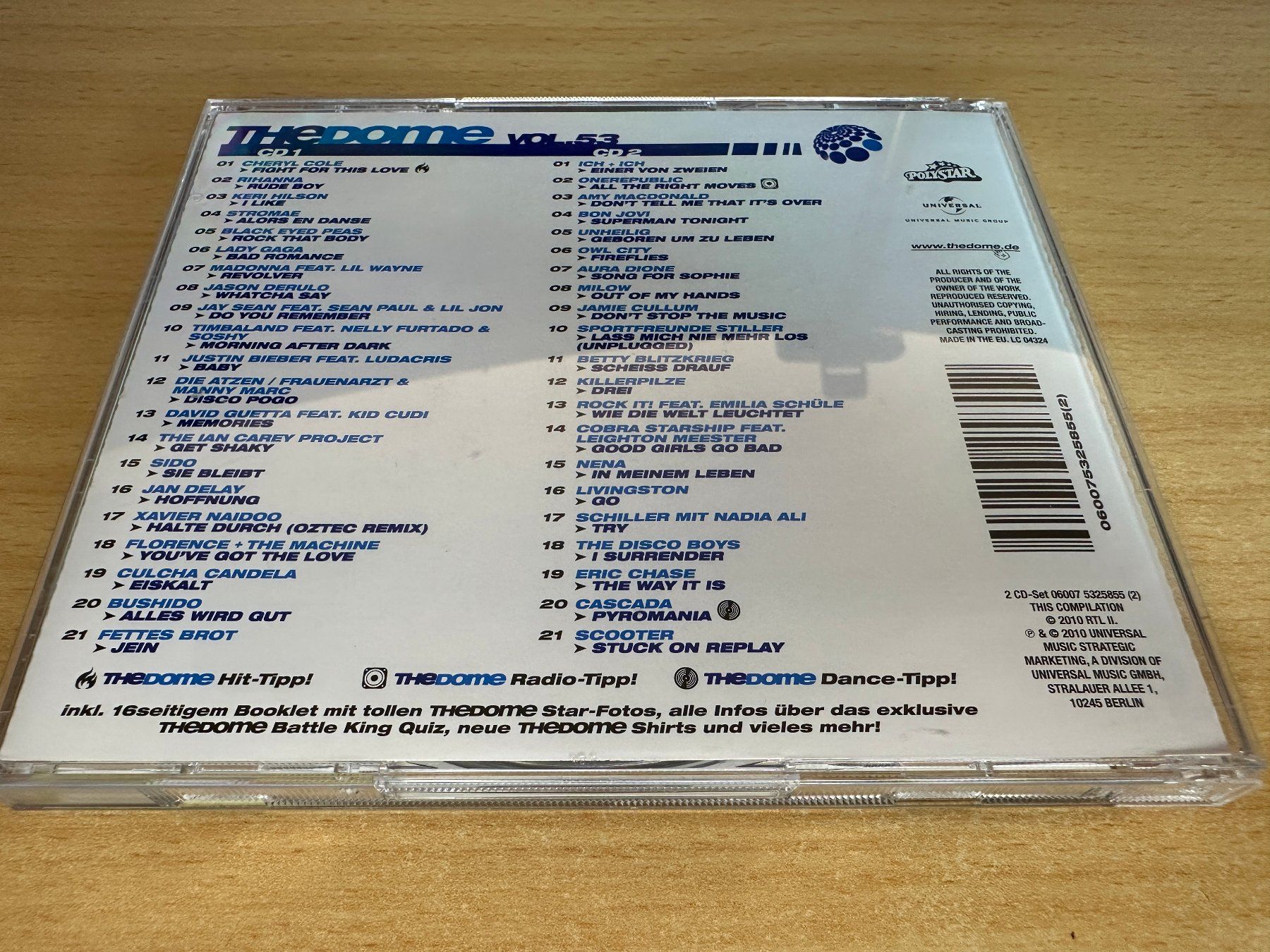 CD: Various – The Dome Vol. 53 - 2 CD – Usato da Rikon im Tösstal venduto da Alpenmutz 1