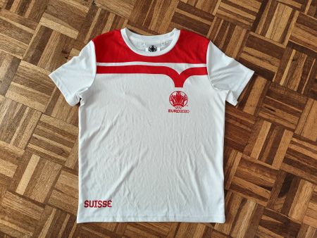 UEFA EURO 2020 T-Shirt Gr 146/152 Schweiz Fussball Polyester