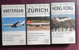 3er Set Videokassetten Aviatik