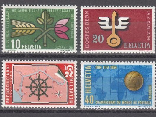 Tutti i francobolli: SBK 316 - 319 postfrisch – Usato da Bürglen TG venduto da StampGraf