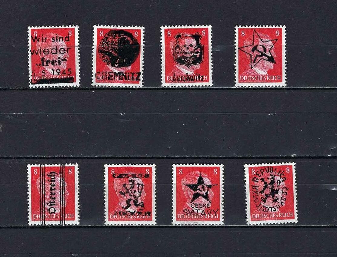 Tutti i francobolli: Hitler mit Aufdruck ** – Nuovo e nell'imballaggio originale da Altstätten SG venduto da Nandodax