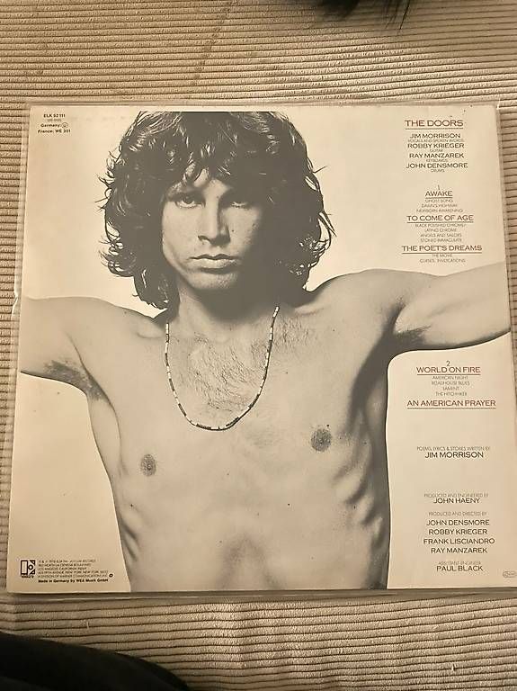 Vinyles: Vinile Jim Morrison – D'occasion à Gordola par spedy05 1