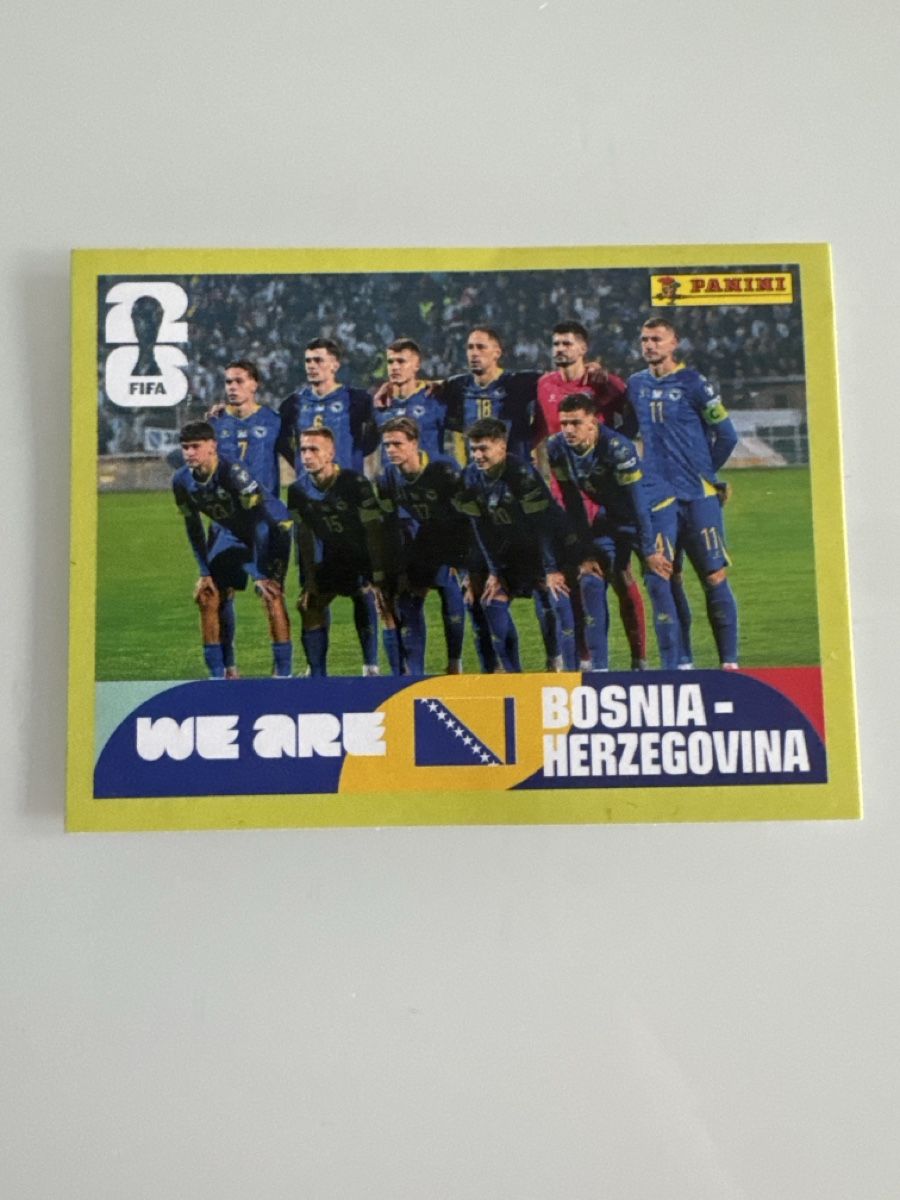 Panini Carte collezionabili: Panini 2026 Bosna BIH13 – Nuovo (secondo la descrizione) da Bern venduto da akl_sy9s