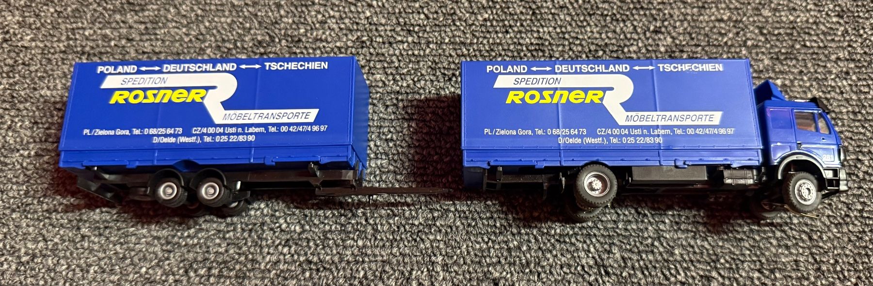 Faller Modelleisenbahnen: Faller Car-System Lkw 1602 Rosner Transport H0 – Gebraucht aus Bauma von Shotgunmann 5