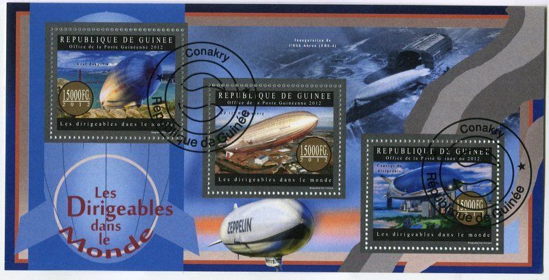 Tous les timbres: Block "Zeppeline". Guinea – Neuf avec emballage d'origine à Basel par Butsch5