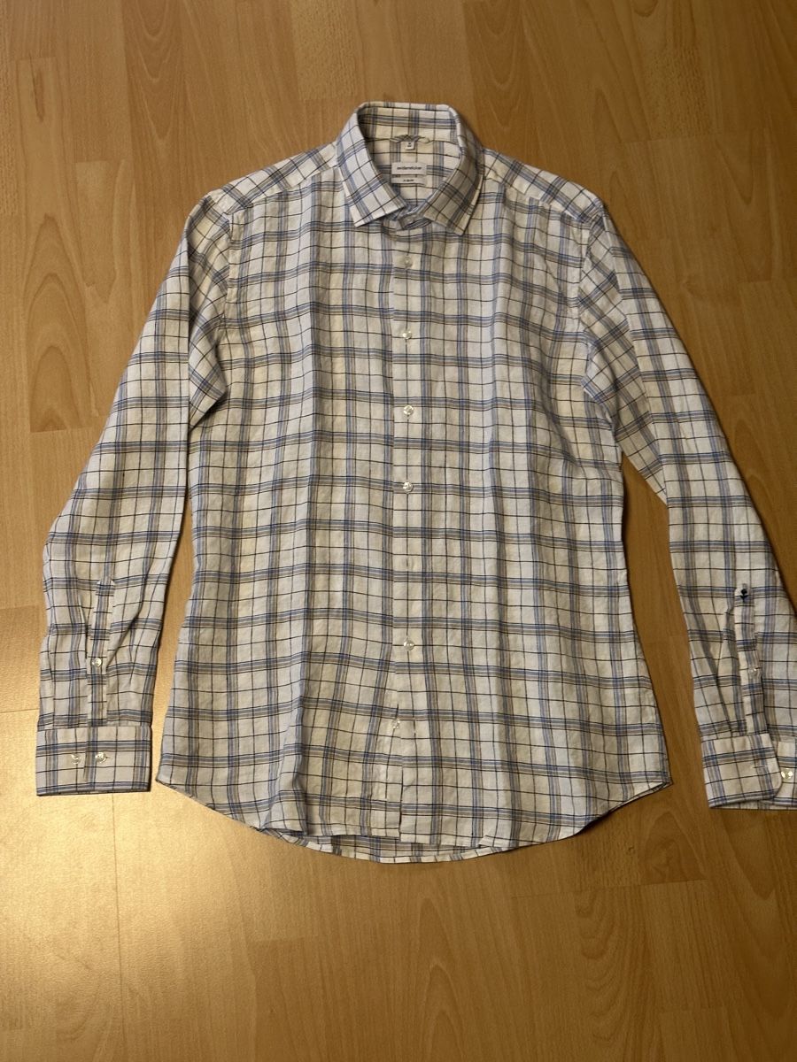 Camicie: 2x Seidensticker Leinenhemd 40/ extra-slim fit – Usato da Luzern venduto da Stefr 2