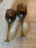 2er Set Daniel Edler Studio-Glas Weingläser – Signiert & Mun