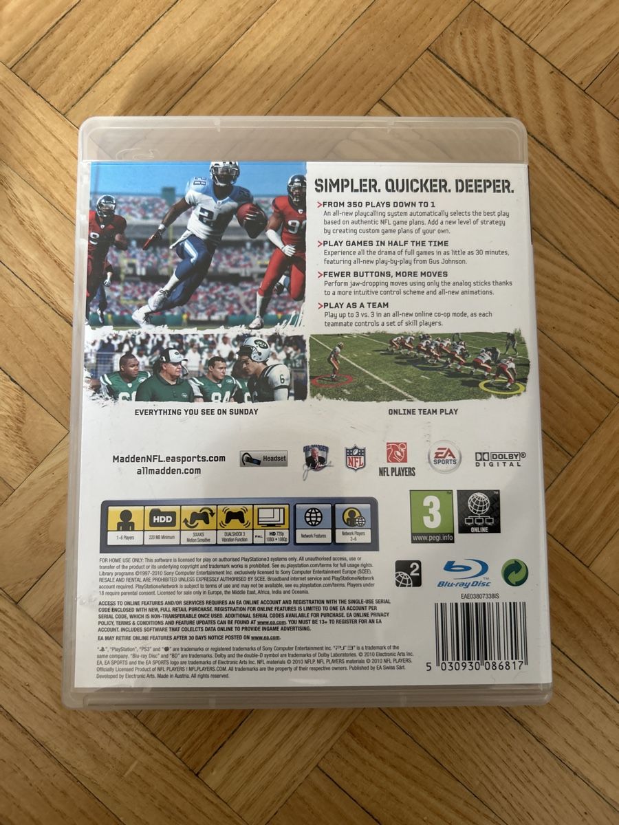 Giochi: Madden NFL 11 - PS3 – Usato da Urdorf venduto da 2msa2 1