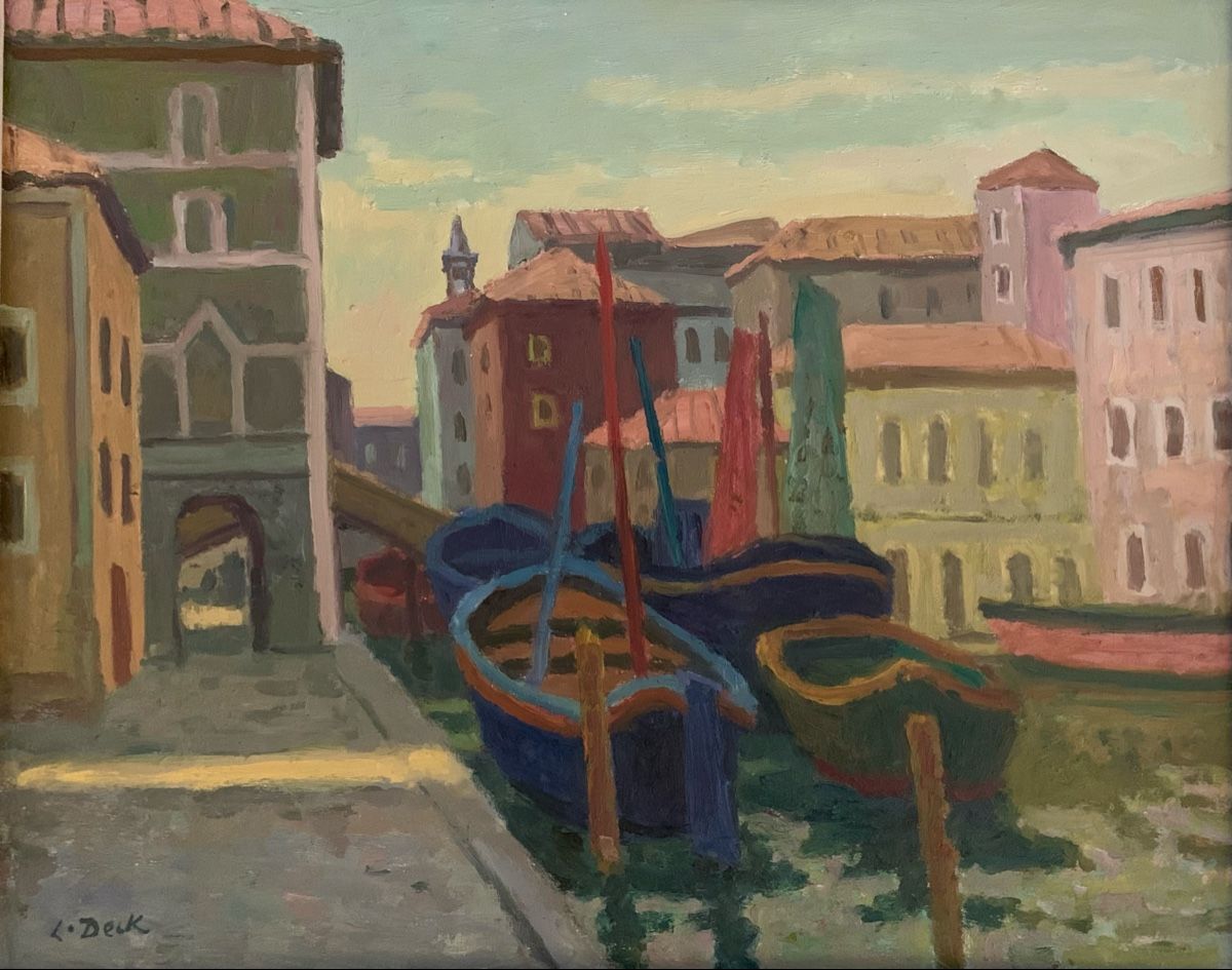 Dipinti: Schweizer Kunst - Leo DECK (1908-1997) – Usato da Düdingen venduto da polytropon_5 3