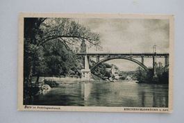 AK Bern, Kirchenfeldbrücke u. Aare