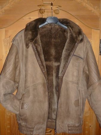 JACKE SPANISH LAMBSKIN GR. 48  WARM ( GR. L. BIS XL. )