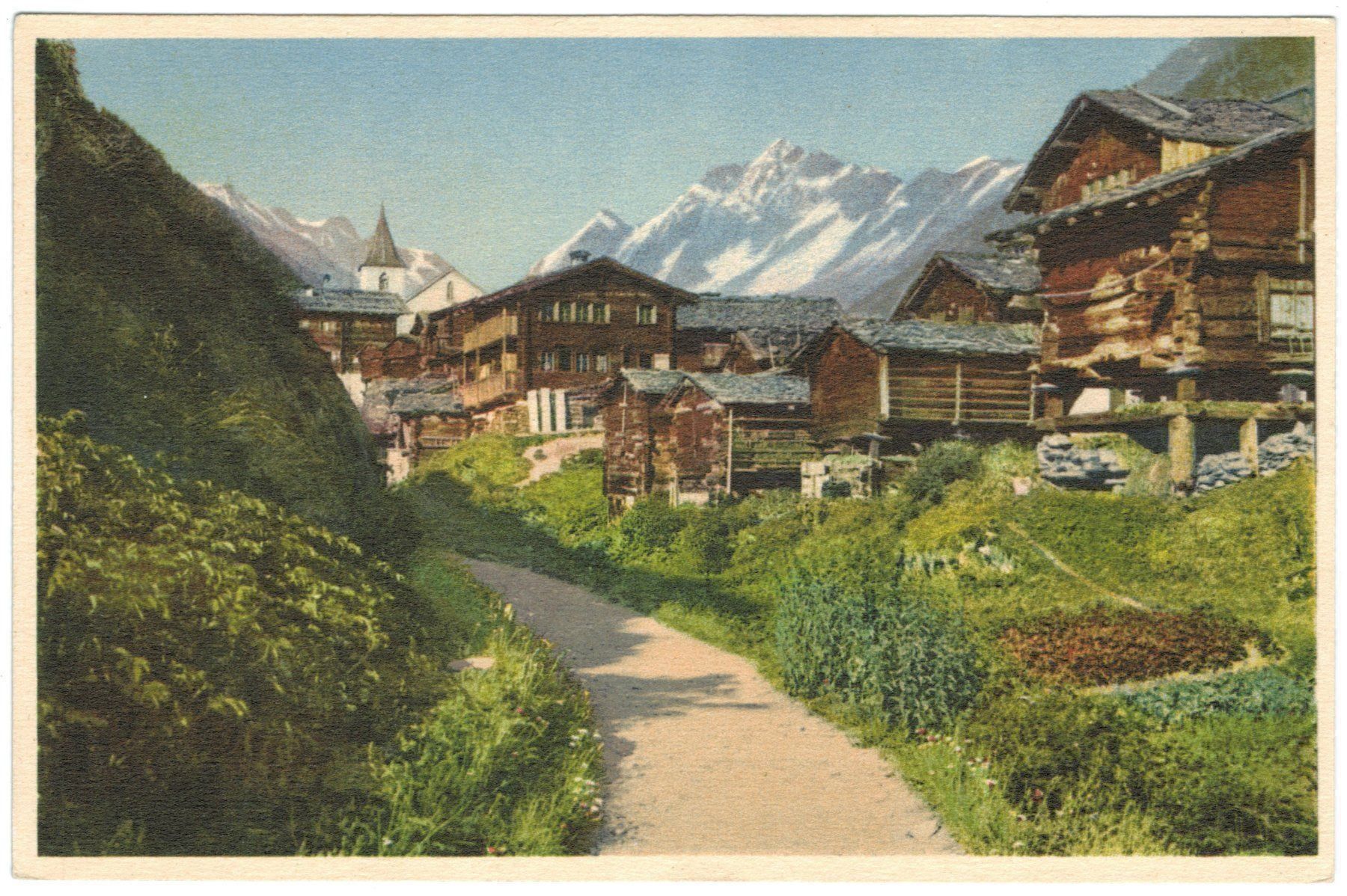 Cartoline postali: AK Blatten in Lötschen – Usato da Zürich venduto da Tolima194