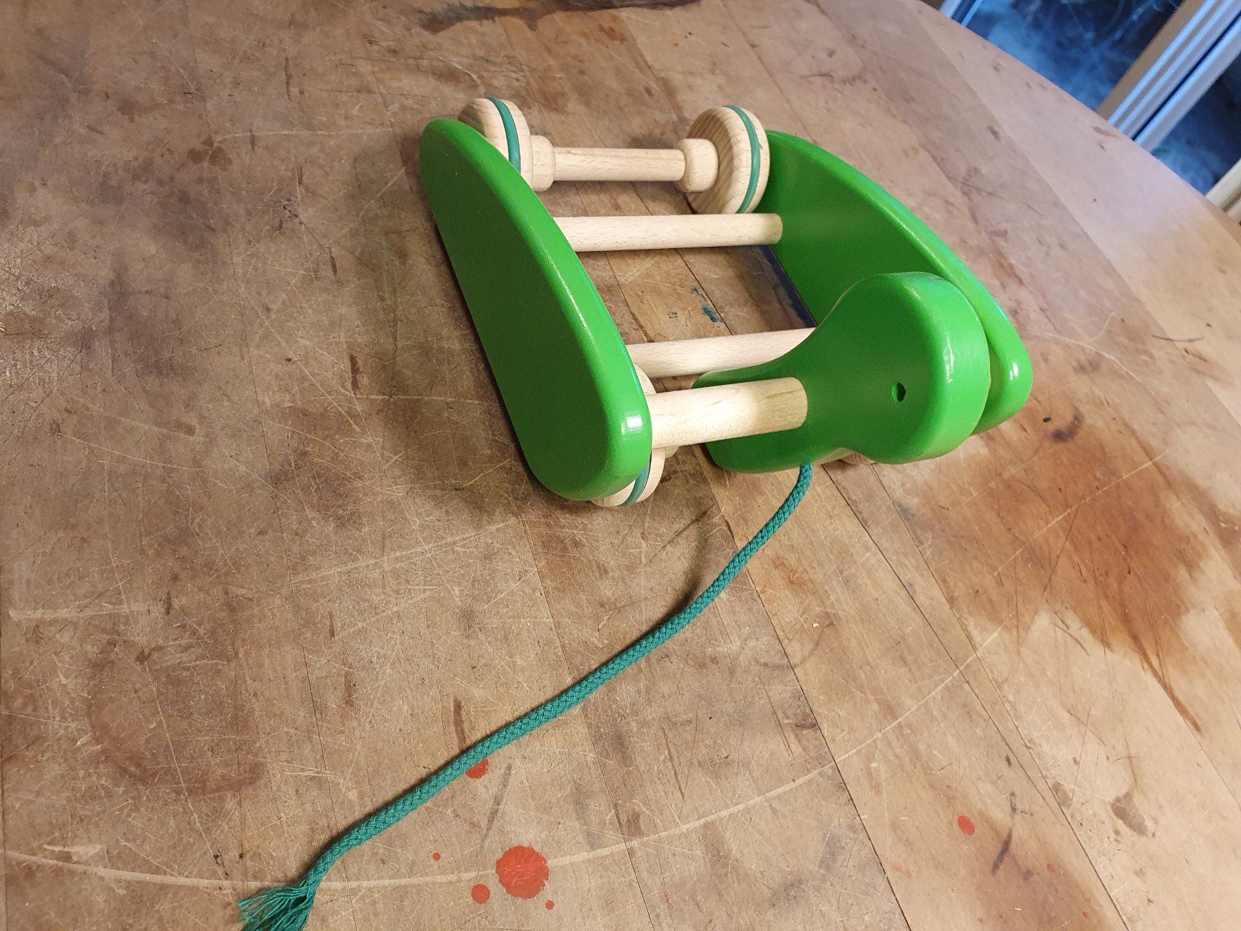 Spielzeuge: Ziehschildkröte grün – Gebraucht aus Zürich von loosebone