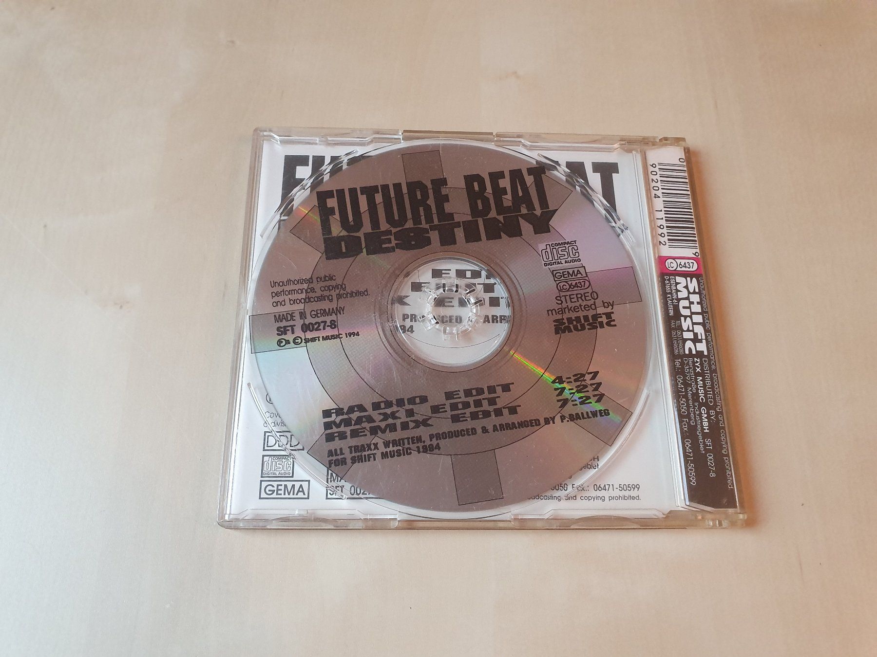 CDs: Future Beat Destiny – Gebraucht aus Stansstad von collectorsshop 1