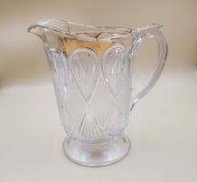 Pichet ancien en verre pressé U.S. Glass "Maryland" 1897