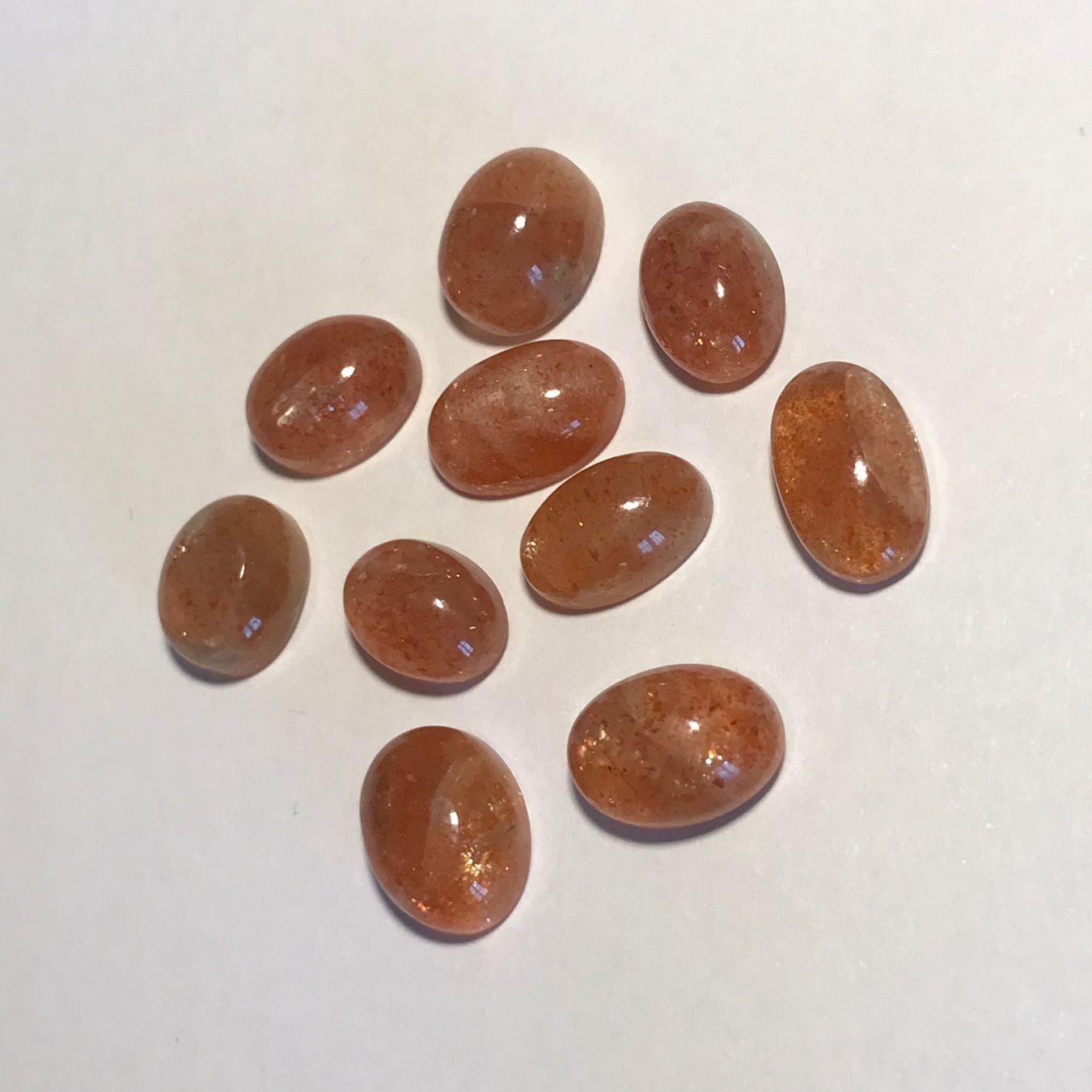 Pietre preziose: Lot 10x Sonnenstein Cabochon, 40 Karat – Nuovo (secondo la descrizione) da Biel venduto da djvalbnc 1