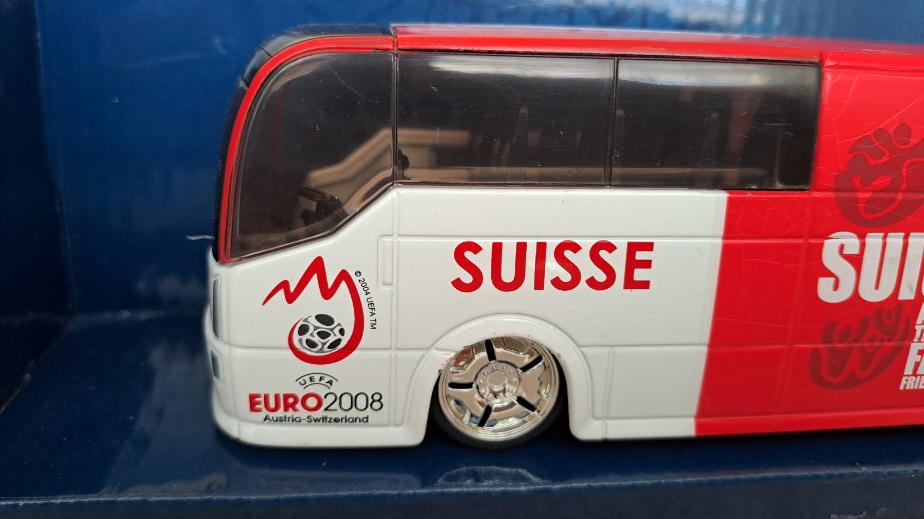 Modellini d'auto: M & S UEFA Eurobus 2008 1:64 / 18 – Nuovo (secondo la descrizione) da Winterthur venduto da Riebeli333 3