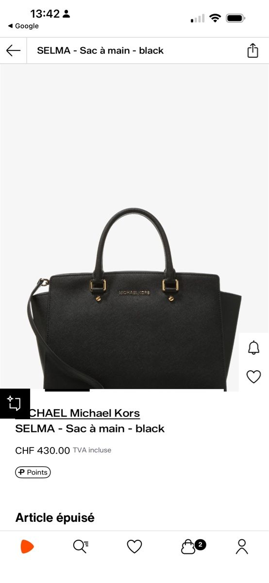 Michael Kors Taschen für Damen: Sac Michael Kors Selma noir, élégant – Neu (gemäss Beschreibung) aus Ursy von Martha_Laure 4