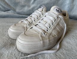 Adidas Nizza Platform Sneaker weiß, Gr. 42, Top-Zustand
