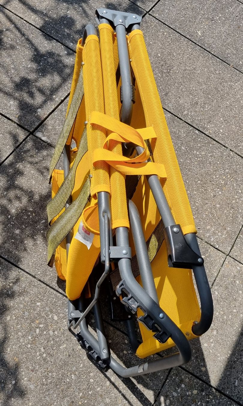Sedie a sdraio: Sonnenliege klappbar Farbe gelb – Usato da Buchs AG venduto da alp_x87d 4