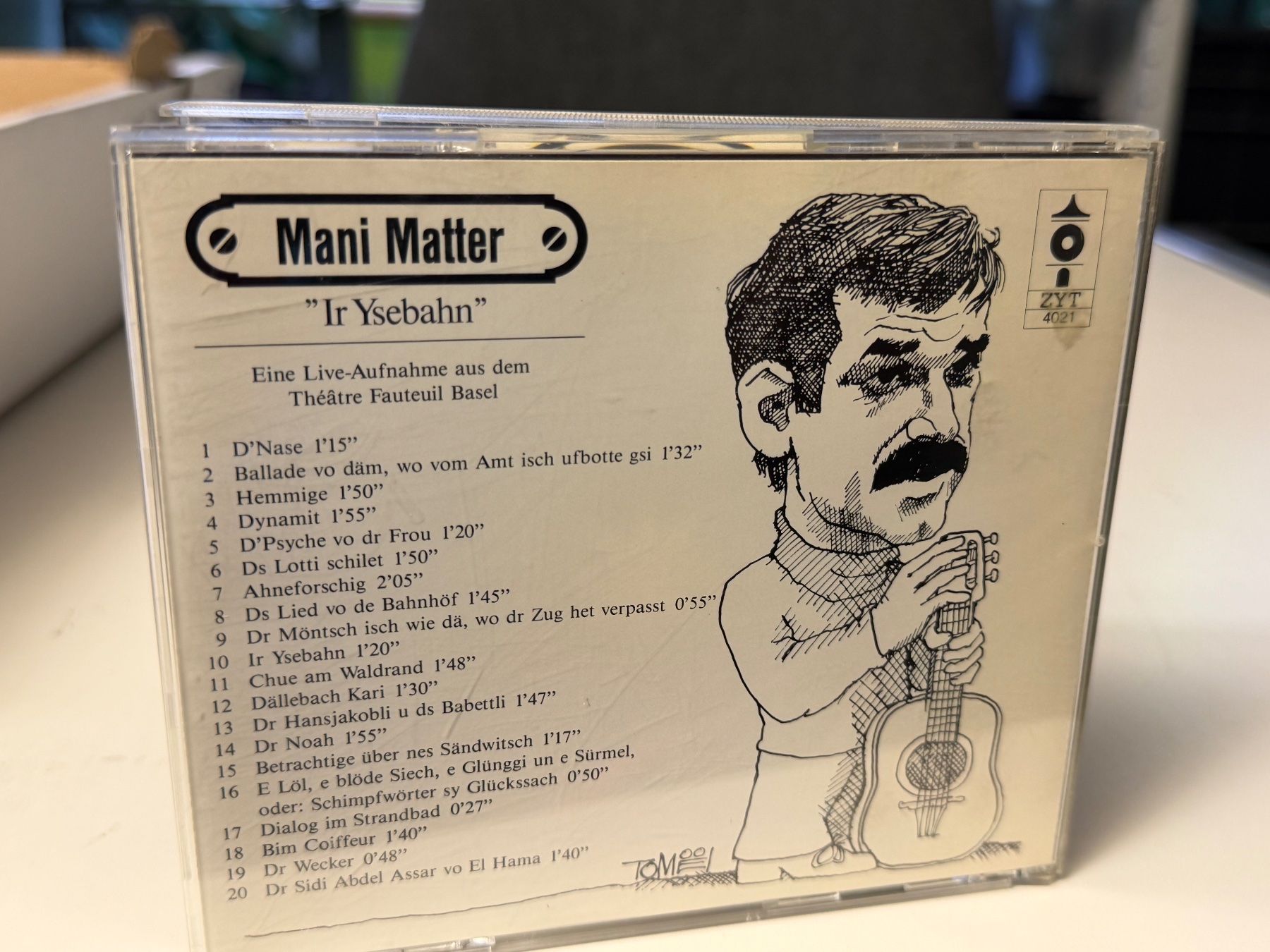CD: Mani Matter - Ir Ysebahn - HB21A – Usato da Küsnacht ZH venduto da Jazztilldawn 1