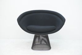 Knoll Platner Lounge Chair Stoff Tonus schwarz