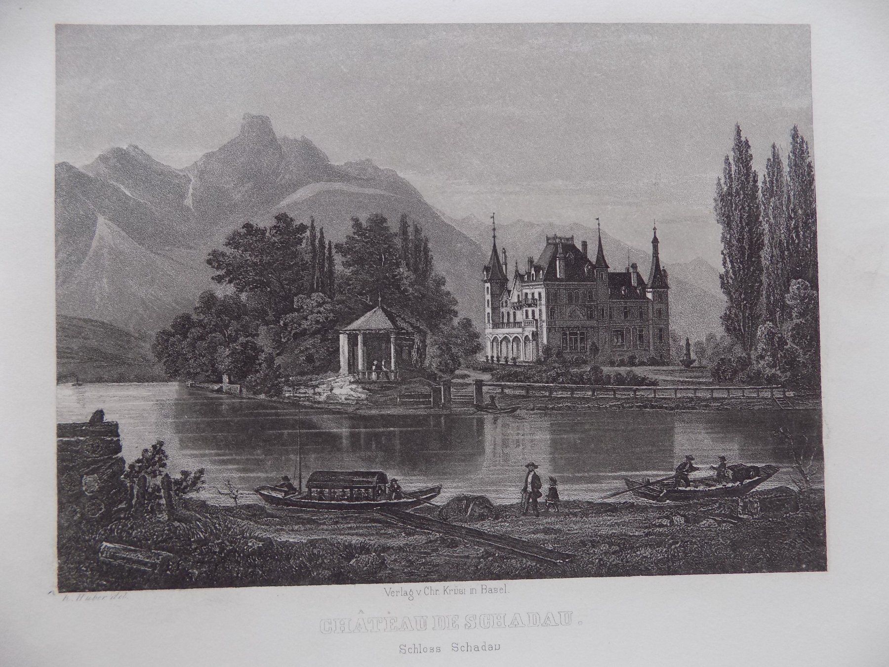 Stiche: Château de Schadau Schloss Thun – Gebraucht aus Risch von Rischli15 1