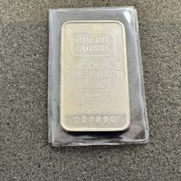 1 Unze Silber Barren Credit Suisse ovp