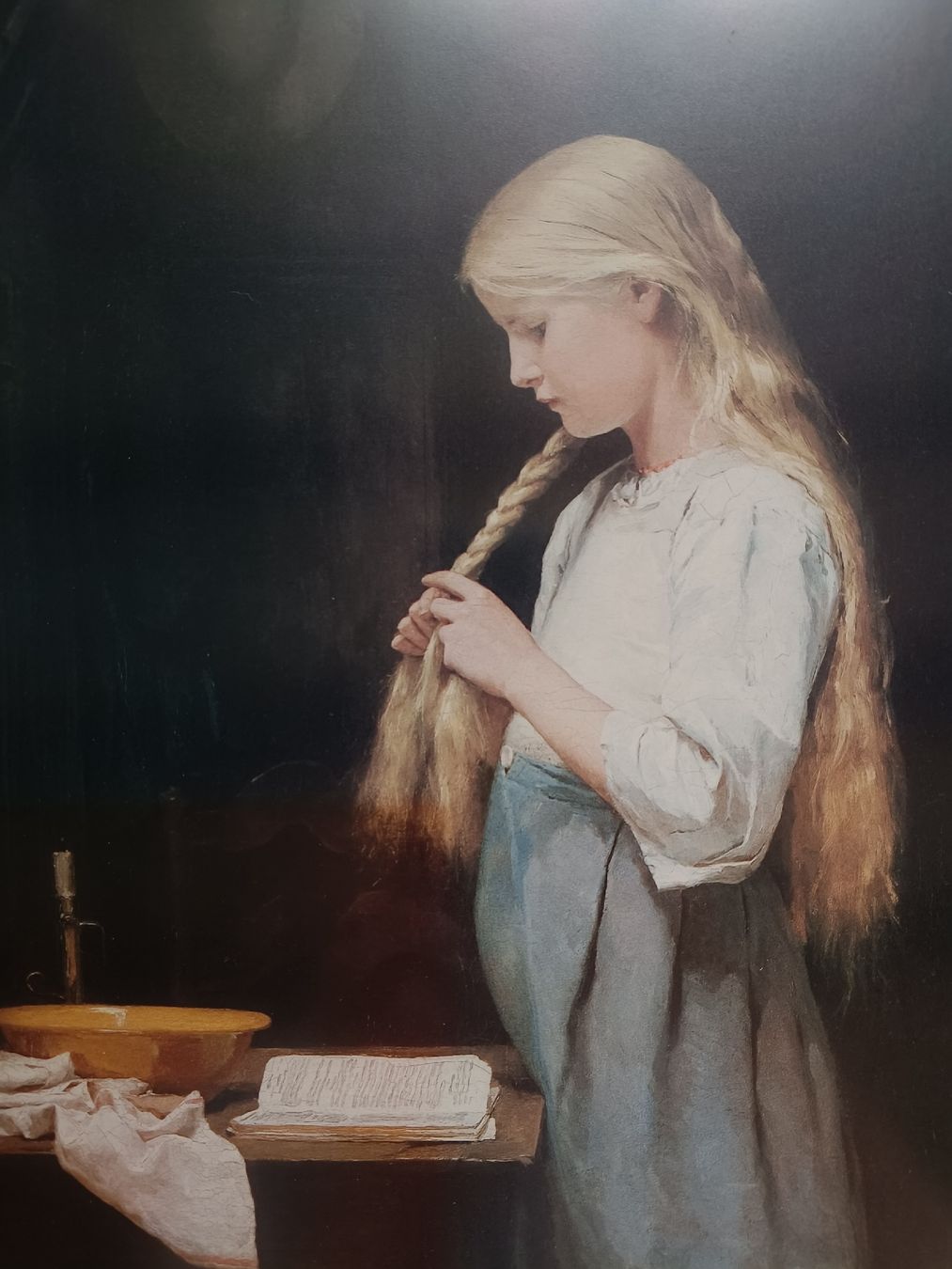 Dipinti: Albert Anker Gemälde mit Goldrahmen – Usato da Adliswil venduto da Vimovi 2