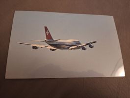 Foto Flugzeug Swissair Boeing 747 