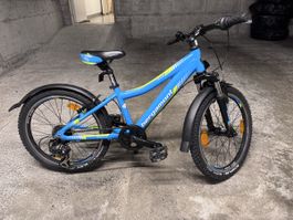 Bergamont Kindervelo blue yellow 20 inch good condition bike