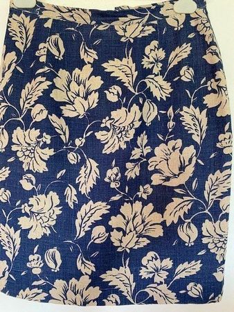 Elegant Alain Manoukian Linen Skirt