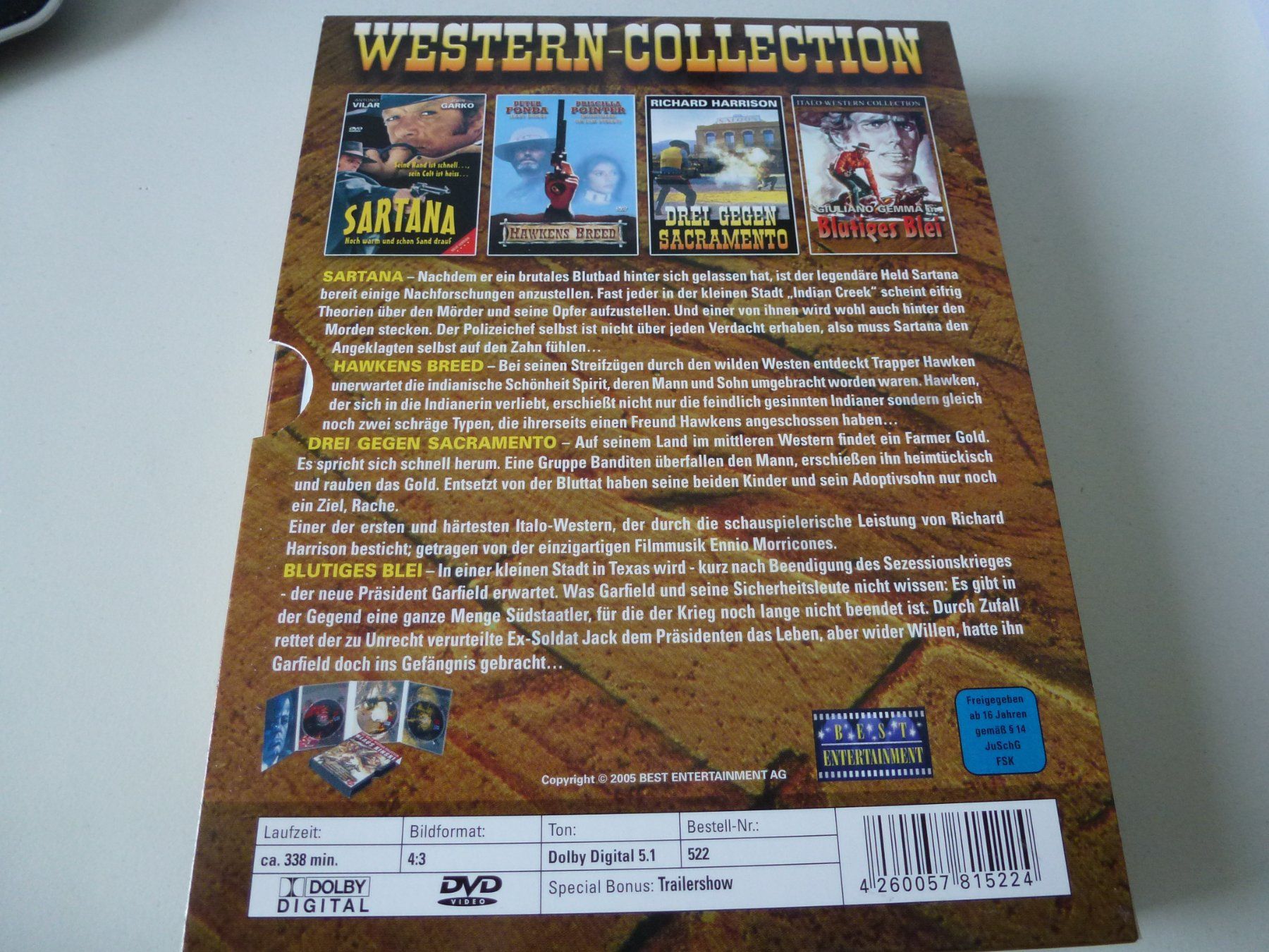 Tutti i DVDs: Western_Collection (3DVDs) 4 Filme – Nuovo (secondo la descrizione) da Bern venduto da Frebo 1