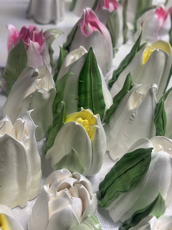 Tutte le decorazioni: Marshmallow Tulpen, Geschenk, Feier – Usato da Frauenfeld venduto da olg_8qzw 3