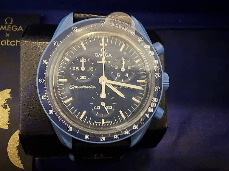 Swatch Orologi: Full set MoonSwatch  Omega × Swatch Bioceramic Speedmaster – Nuovo e nell'imballaggio originale da Müntschemier venduto da meh_g8bh 2
