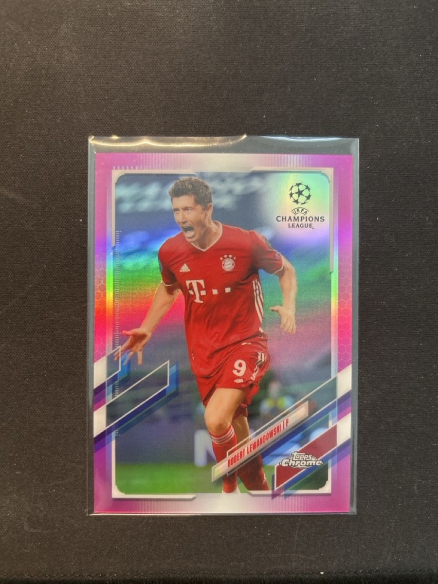 Topps Carte collezionabili: Topps chrome Robert Lewandowski pink /175  – Usato da Greppen venduto da hcv_cc2r